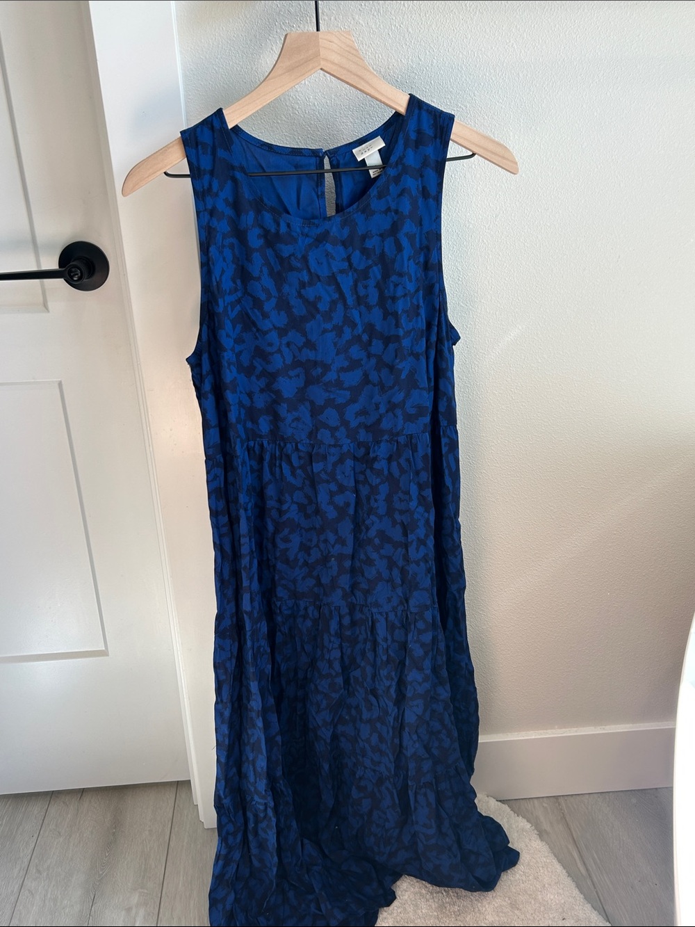 a new day Navy & Royal Blue Patterned Maxi Dress